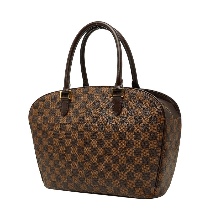 Louis Vuitton Damier Sarria Oriental Handbag Brown Leather — view 2