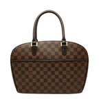 Louis Vuitton Damier Sarria Oriental Handbag Brown Leather