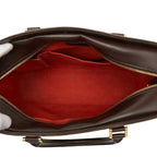 Louis Vuitton Damier Sarria Oriental Handbag Brown Leather — view 9