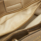 Gucci Bambu 2-Way Shoulder Bag Gold Brown Leather — view 9
