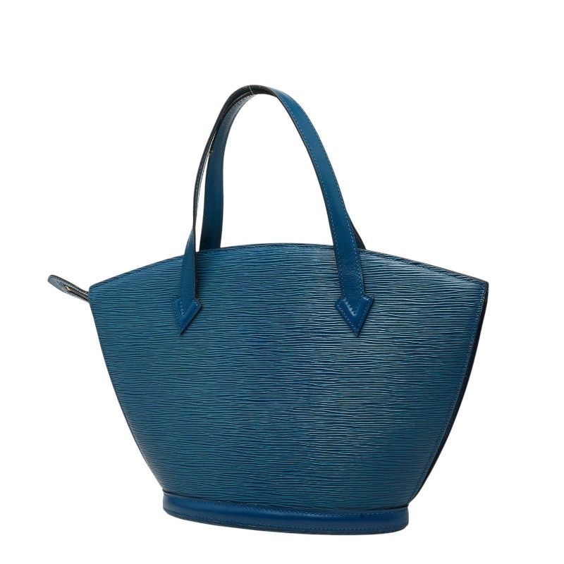 Louis Vuitton Epi Saint Jacques Handbag Toledo Blue Leather — view 2