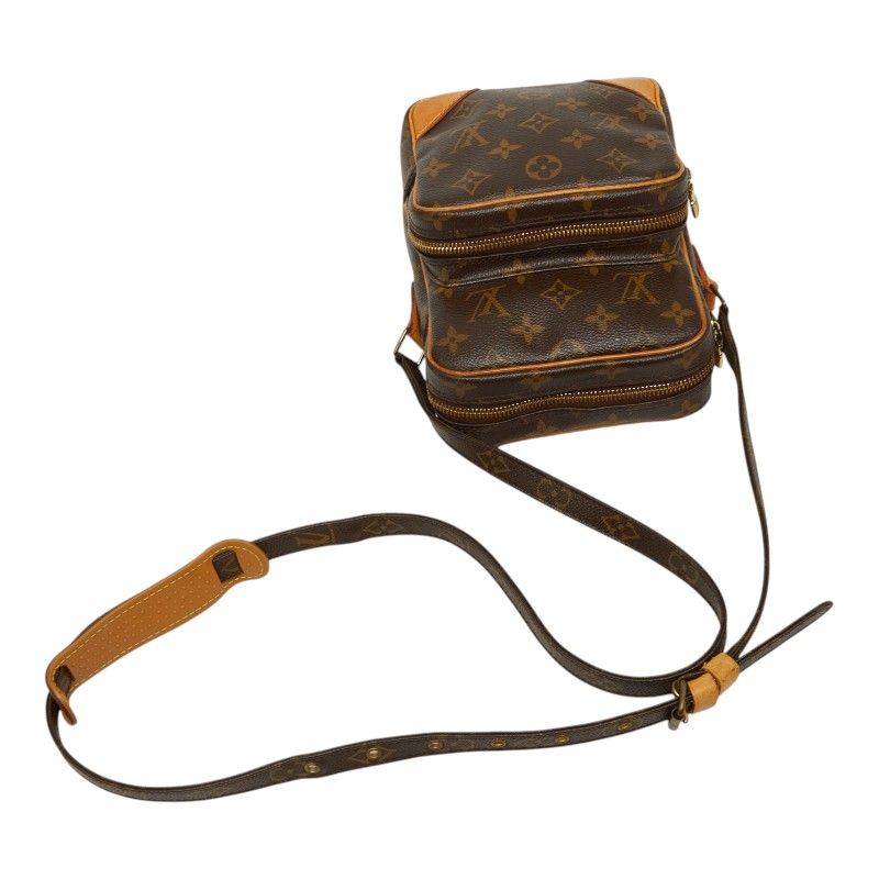 Louis Vuitton Monogram Amazon Crossbody Shoulder Bag Brown Leather — view 9