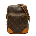 Louis Vuitton Monogram Amazon Crossbody Shoulder Bag Brown Leather