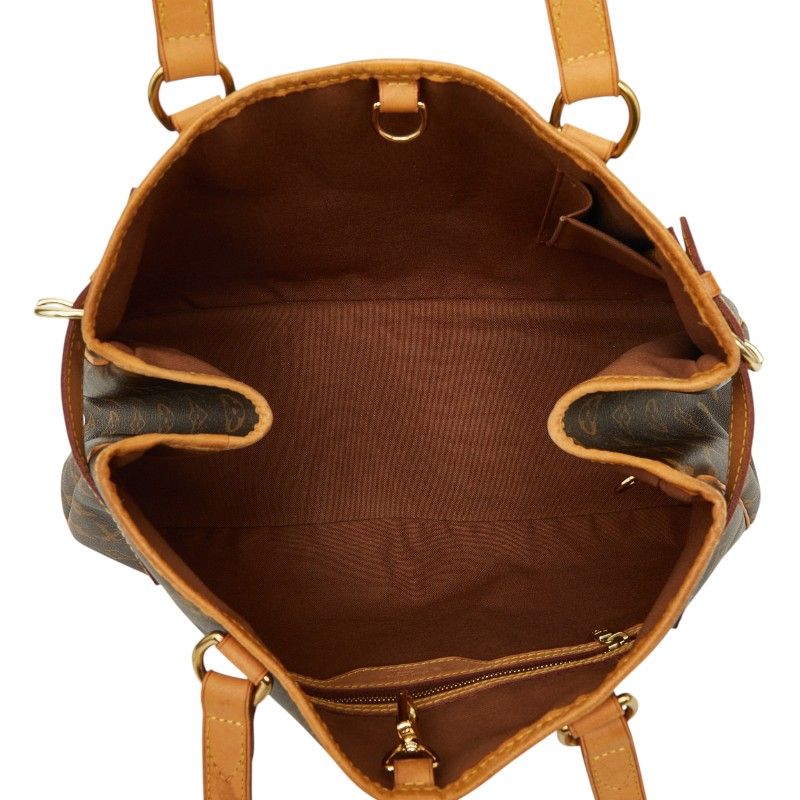 Louis Vuitton Monogram Batignolles Oriental Shoulder Bag Brown Leather — view 9