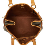 Louis Vuitton Monogram Batignolles Oriental Shoulder Bag Brown Leather — view 9