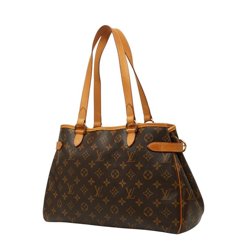 Louis Vuitton Monogram Batignolles Oriental Shoulder Bag Brown Leather — view 2