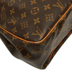 Louis Vuitton Monogram Batignolles Oriental Shoulder Bag Brown Leather — view 5