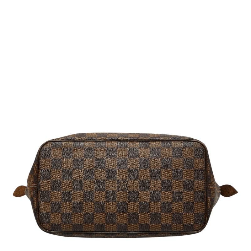 Louis Vuitton Damier Saleya PM Tote Brown Leather — view 3