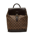 Louis Vuitton Damier Soho Backpack Brown Leather