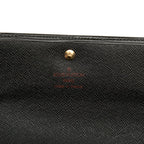 Louis Vuitton Epi Porte Tresor le Tuy Papier Trifold Wallet Black Leather — view 9