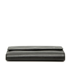 Louis Vuitton Epi Porte Tresor le Tuy Papier Trifold Wallet Black Leather — view 3