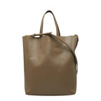 Celine Vertical Cabas Small 2-Way Shoulder Bag Gray Leather