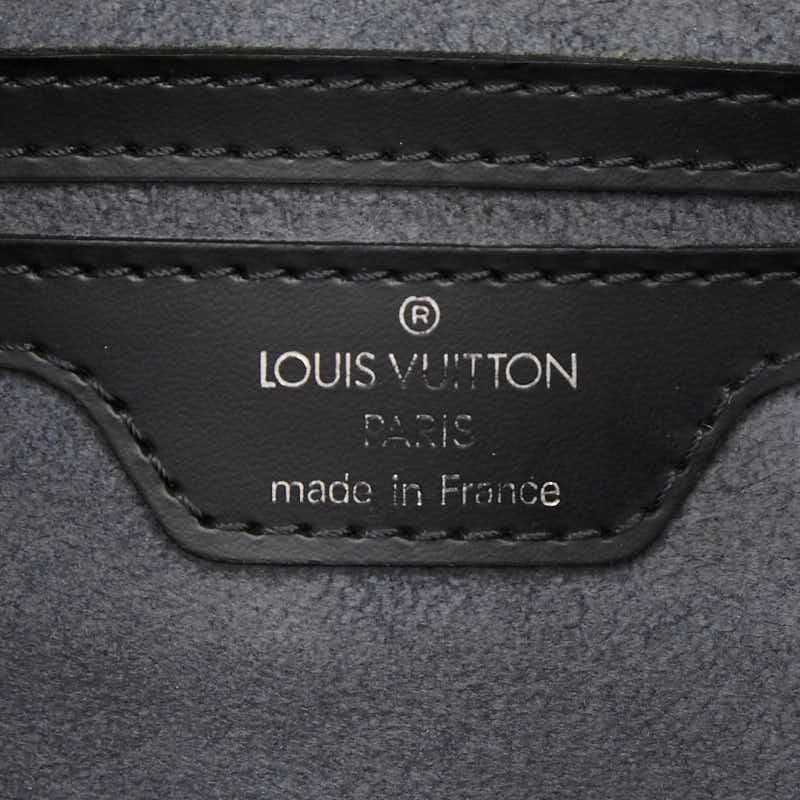 Louis Vuitton Epi Soufflot Handbag Noir Black Leather — view 7