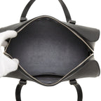 Louis Vuitton Epi Soufflot Handbag Noir Black Leather — view 6