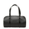 Louis Vuitton Epi Soufflot Handbag Noir Black Leather
