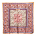 Hermes Carre 90 Chasse en Inde Indian Hunting Scarf Large Pink Multicolor Silk