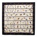 Hermes Carre 90 Flies Fly Scarf Large Black Multicolor Silk
