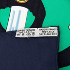 Hermes Carre 90 Apron D'or Yellow Gold Spurs Scarf Green Navy Silk — view 7