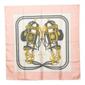 Hermes Carre 90 Brides de Gala Ceremony Bridle Scarf Large Pink Multicolor Silk