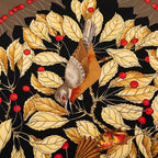 Hermes Carre 90 les Merises Cherry Scarf Large Black Multicolor Silk — view 3