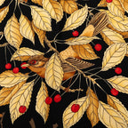 Hermes Carre 90 les Merises Cherry Scarf Large Black Multicolor Silk — view 5