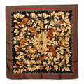 Hermes Carre 90 les Merises Cherry Scarf Large Black Multicolor Silk
