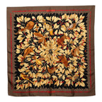 Hermes Carre 90 les Merises Cherry Scarf Large Black Multicolor Silk