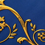 Hermes Carre 90 la Promenade de Longchamps Walk to Scarf Large Blue Multicolor — view 4