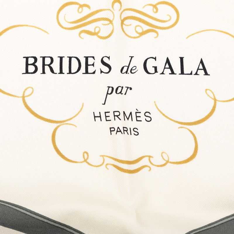 Hermes Carre 90 Brides de Gala Ceremony Bridle Scarf Large Pink Multicolor Silk — view 2