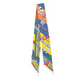Hermes Twill Brides Et Gray Bridle and Charm Scarf Multicolor Silk
