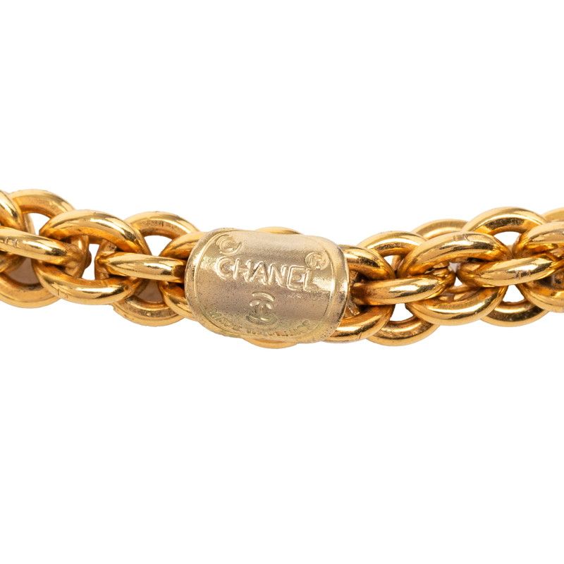 Chanel Vintage Chain Necklace Gold Plated — view 5