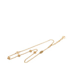 Louis Vuitton Monogram Flower Full Chain Necklace Gold Plated — view 2