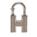 Hermes Cadena Bag Charm Key Holder Silver Metal
