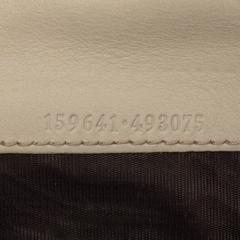 Gucci Guccissima Wallet Gray Leather — view 6