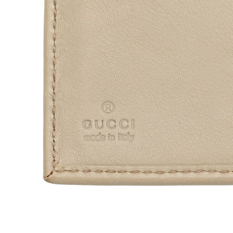 Gucci Guccissima Wallet Gray Leather — view 7