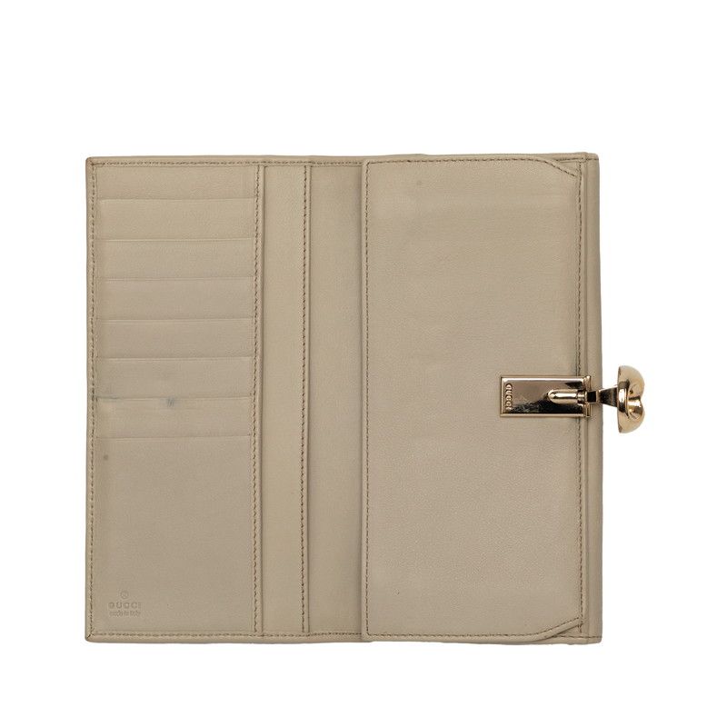 Gucci Guccissima Wallet Gray Leather — view 4