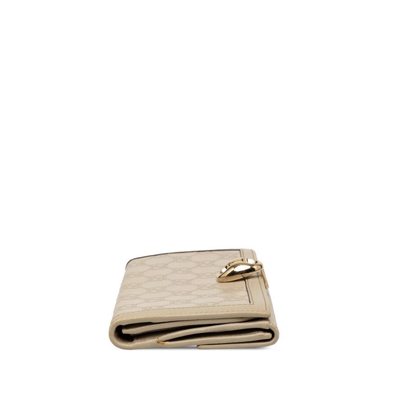 Gucci Guccissima Wallet Gray Leather — view 3
