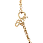 Dior Logo Chain Pendant Gold Plated Rhinestone — view 4