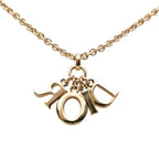 Dior Logo Chain Pendant Gold Plated — view 2