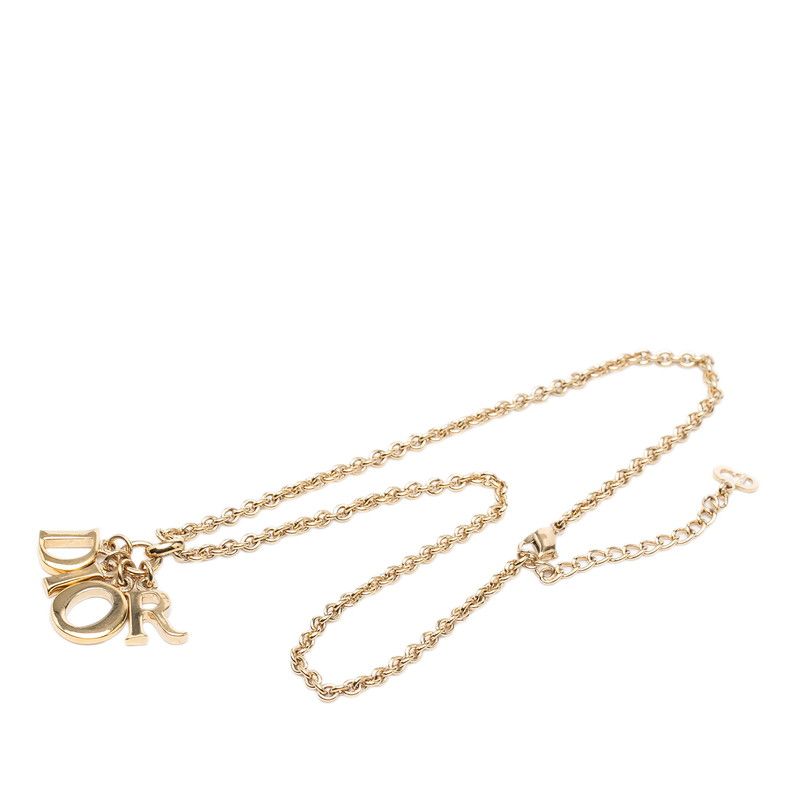 Dior Logo Chain Pendant Gold Plated — view 3