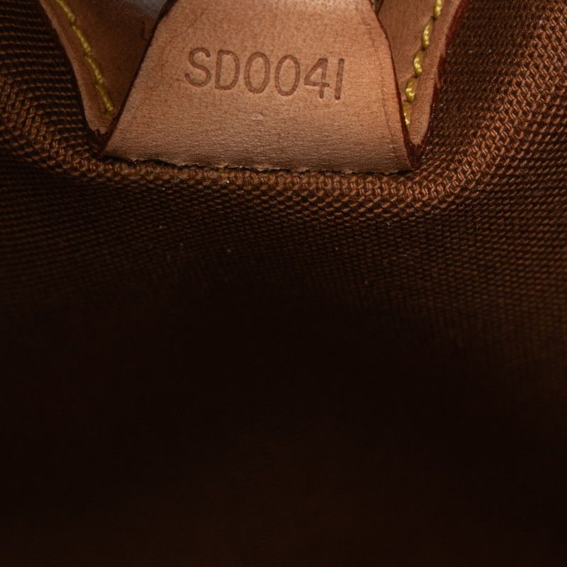 Louis Vuitton Monogram Ellipse MM Handbag Brown Leather — view 8