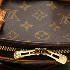 Louis Vuitton Monogram Ellipse MM Handbag Brown Leather — view 5