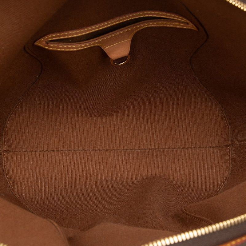 Louis Vuitton Monogram Ellipse MM Handbag Brown Leather — view 6