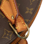 Louis Vuitton Monogram Ellipse MM Handbag Brown Leather — view 4