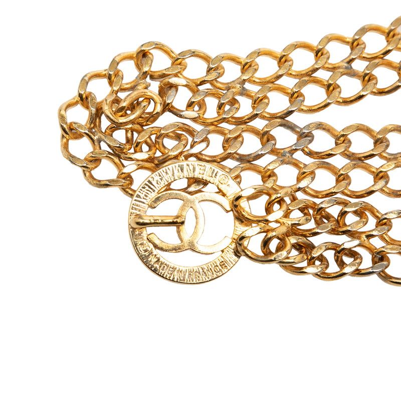 Chanel CC Logo Chain Belt Gold Plated — view 3