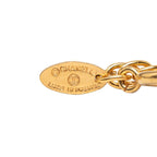 Chanel CC Logo Vintage Chain Pendant Gold Plated — view 5