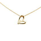 Louis Vuitton Collier Heart Foreign Love Chain Pendant Gold Plated — view 2