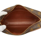 Louis Vuitton Monogram Compiegne 23 Clutch Brown Leather — view 8