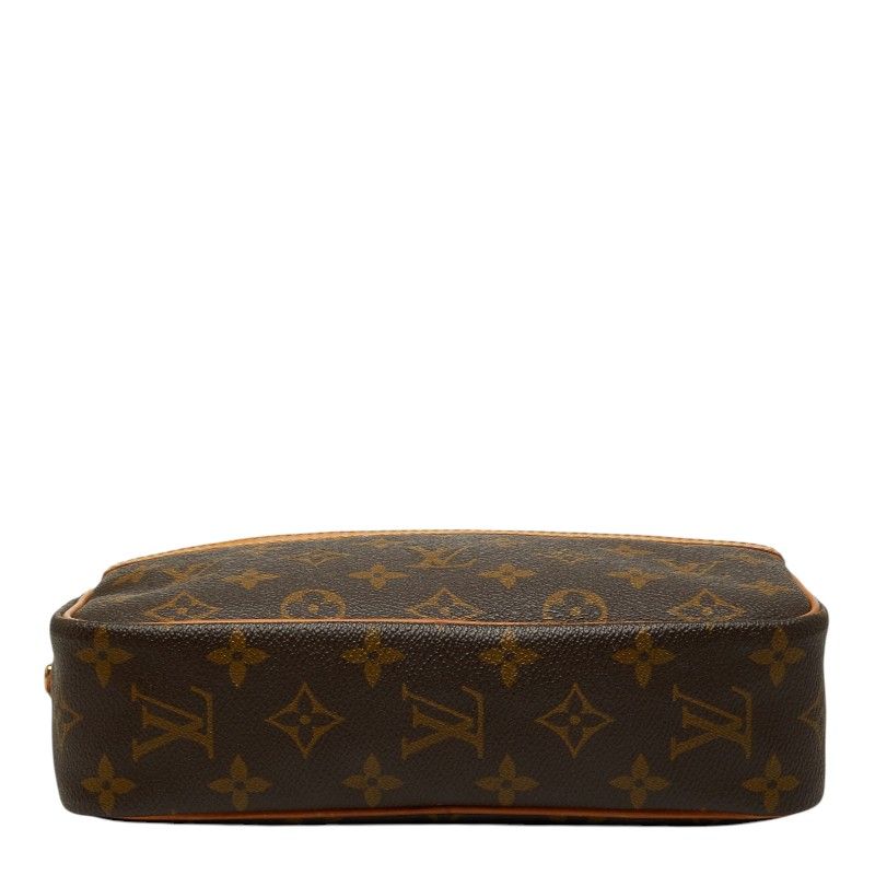 Louis Vuitton Monogram Compiegne 23 Clutch Brown Leather — view 3
