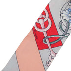 Hermes Twill Cliquetis Scarf Multicolor Silk — view 4